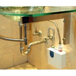 ShenMo Mini chauffe-eau électrique sans réservoir – Petit chauffe-eau  instantané 110 V, chauffe-eau sous évier à brancher sur demande avec  affichage