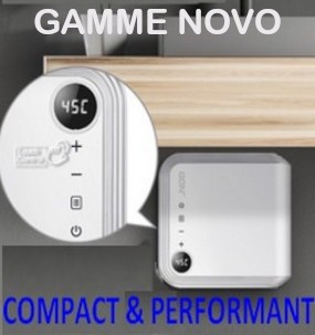mini chauffe eau électrique instantané novo